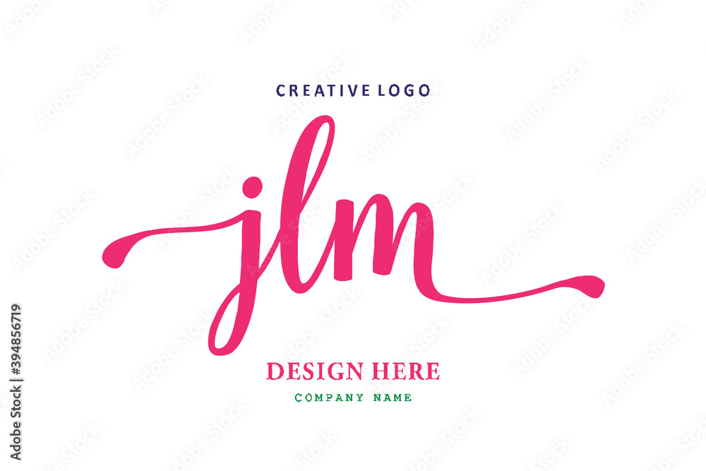 JLM lettering logo is simple, easy to understand and authoritative
