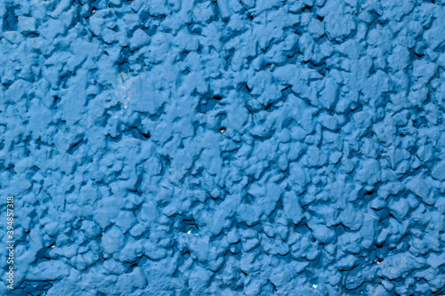 Abstract blue wall for a backdrop. Porous structure