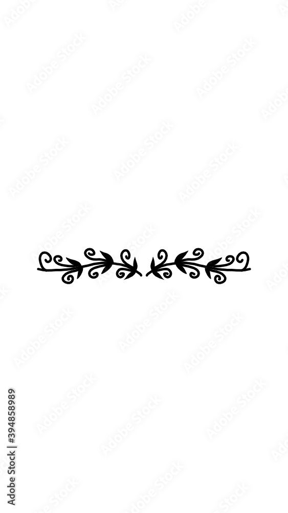 Fototapeta premium Flower border wedding