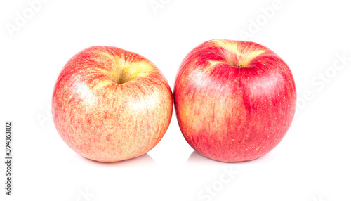 apple fruit closeup isolated on white background