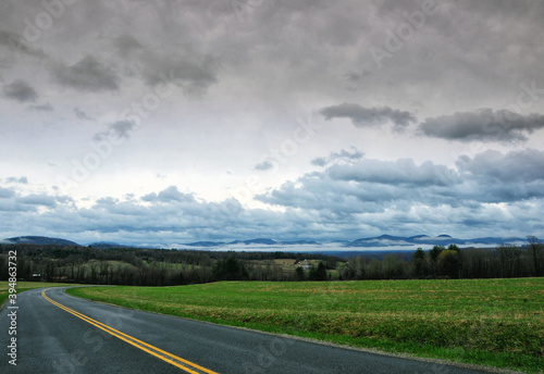 Country road in Summer