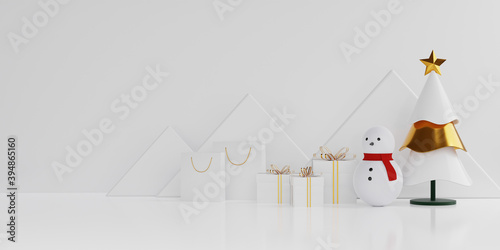 Christmas showcase decorate background © jamesteohart