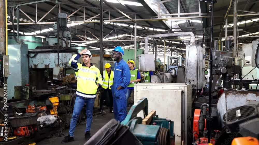 custom made wallpaper toronto digitalEngineers and employees walk inside the factory at break. Engineers and industrial workers are working on large machines.