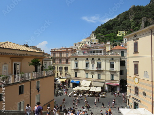 Piazza del Duomo, Amalfi, Campania, Italy photo