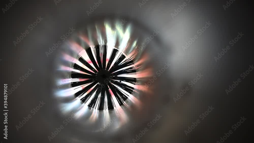 Spinning brush being used to clean out PVC tubing pipe HVAC duct 
