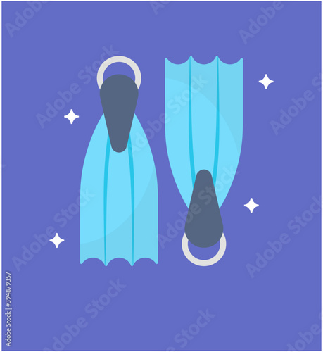 Swim Fans Vector   photo