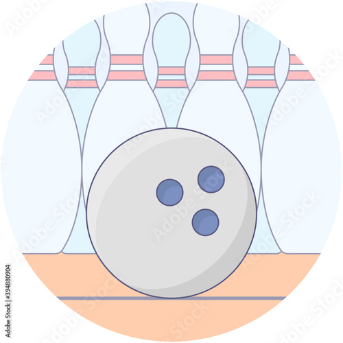 Bowling Game Vector 