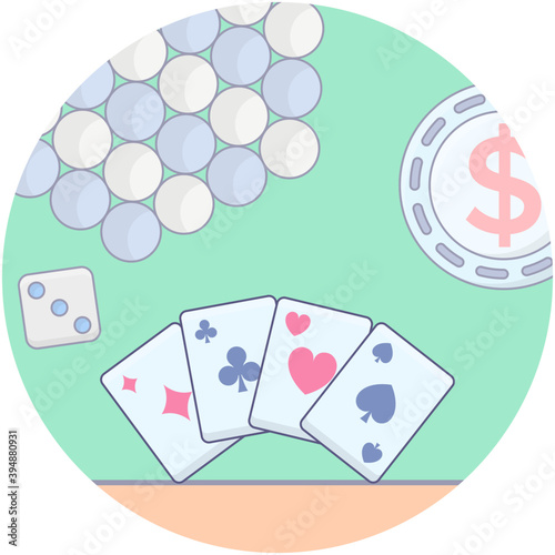 Card Game Vector 