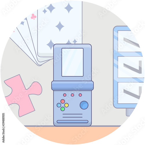 Portable Gameboy Vector 