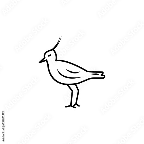 lapwing line icon. signs and symbols can be used for web, logo, mobile app, ui, ux