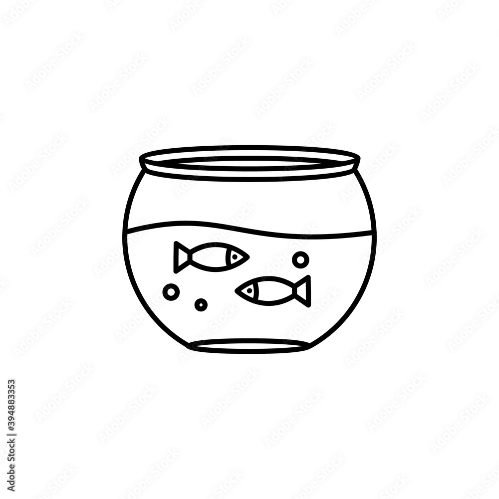 aquarium line icon. signs and symbols can be used for web, logo, mobile app, ui, ux aquarium line icon. signs and symbols can be used for web, logo, mobile app, ui, ux