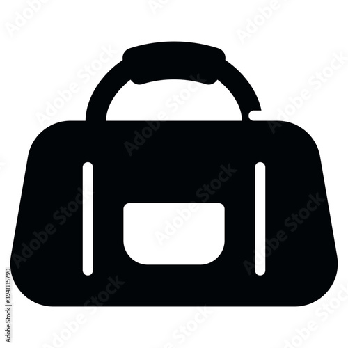 Handbag Solid Vector 