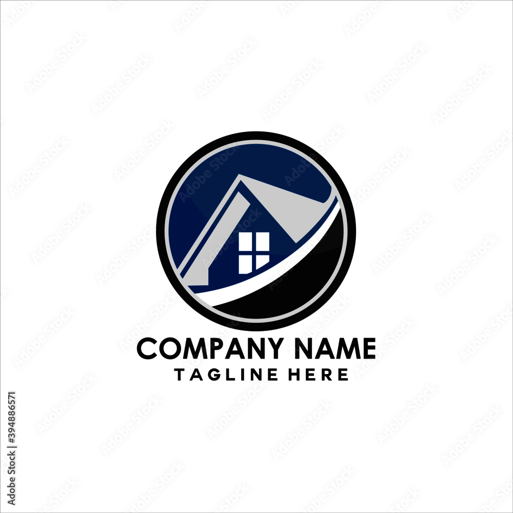 home icon for business logo vector