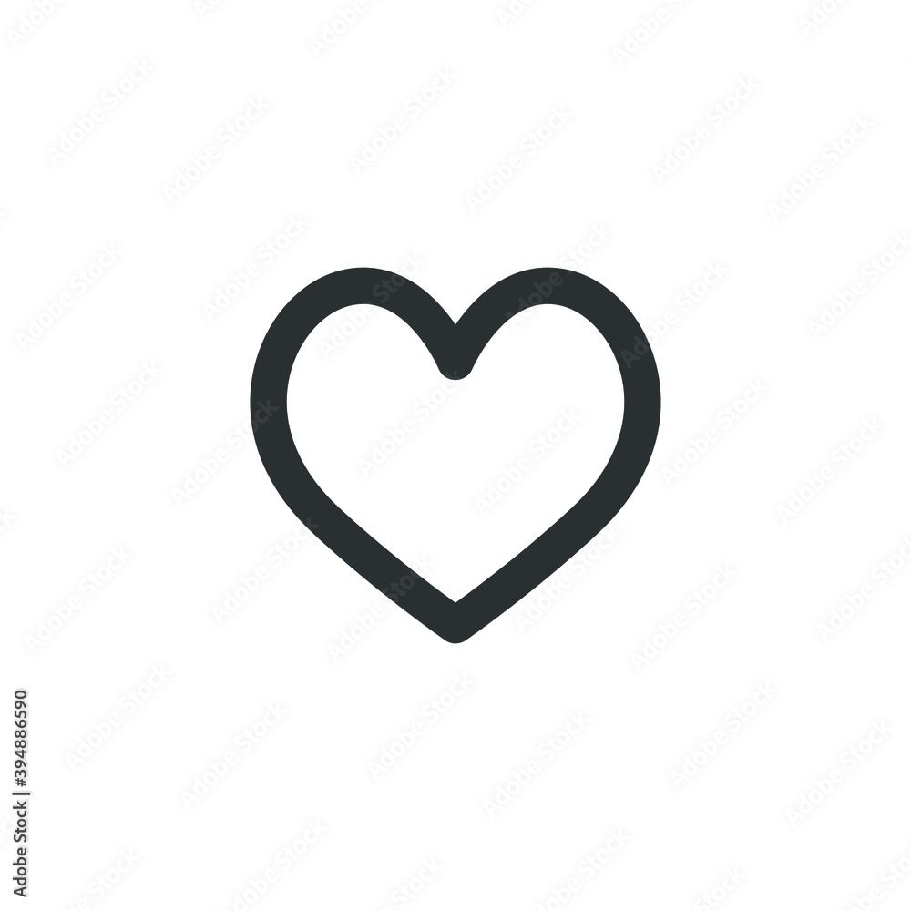 Heart shape icon