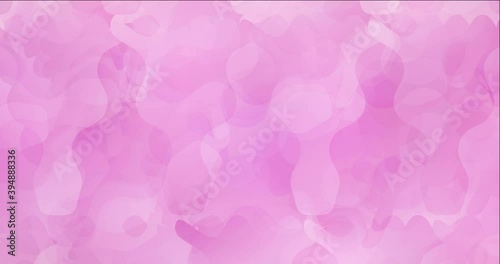 4K looping light pink animation with random forms. Colorful chaotic forms with gradient in moving style. Clip for mobile apps, web sites. 4096 x 2160, 30 fps.