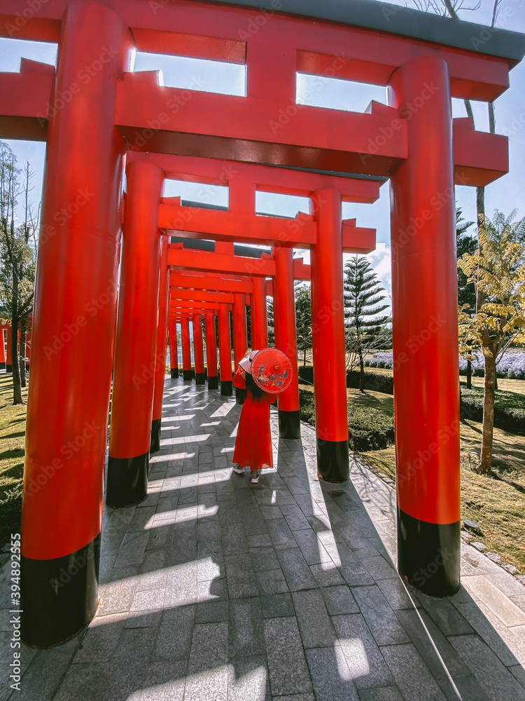 Hinoki land japan attraction in Chai Prakan District, Chiang Mai, Thailand