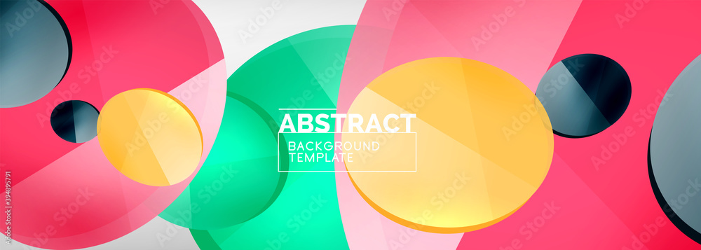 Abstract glossy round shapes vector background. Vector futuristic illustration for covers, banners, flyers and posters and other Abstract glossy round shapes vector background. Vector futuristic illustration for covers, banners, flyers and posters and other