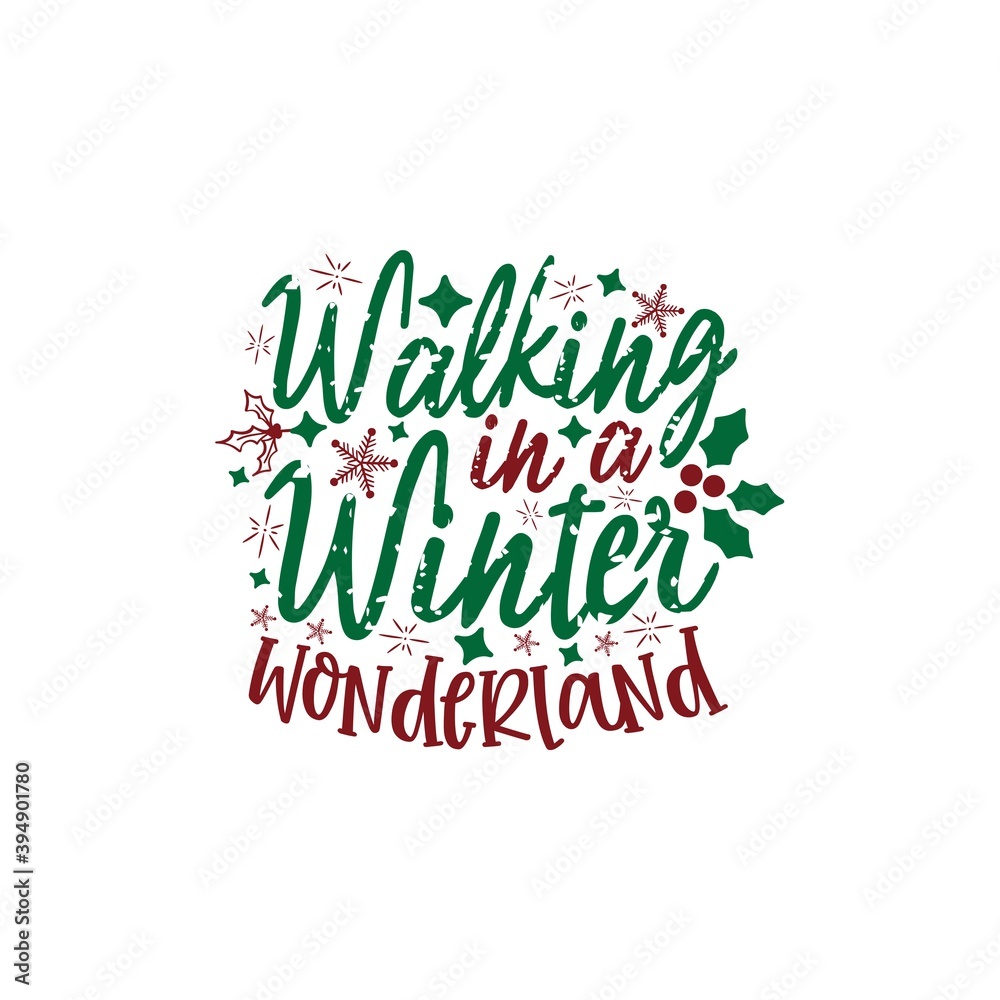 Obraz premium Walking In A Winter Wonderland