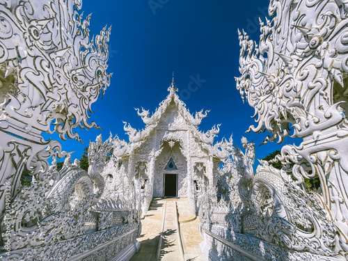 Wat Rong Khun  the White Temple in Chiang Rai  Chiang Mai province  Thailand