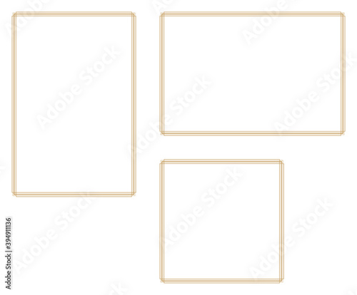 Decorative frame.A frame that gave a change in size to the same design.Good frame for a4 size paper.Certificate frame.