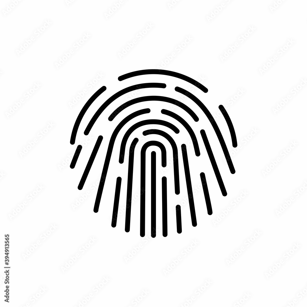 The icon of the fingerprint identification. The icon of the fingerprint identification.