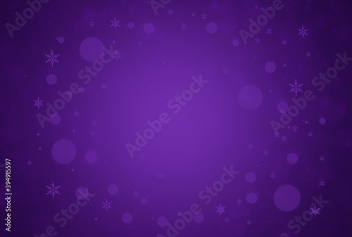 Beautiful purple bokeh background texture.