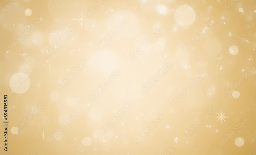Golden background with soft bokeh lights. Golden background with soft bokeh lights.