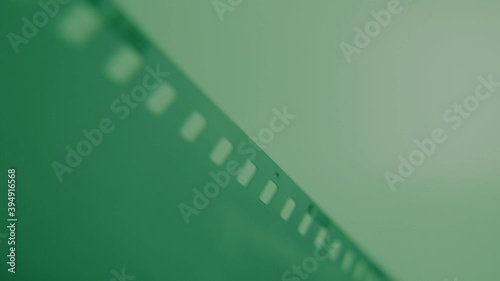 Blank of vintage film run slowly for copy space