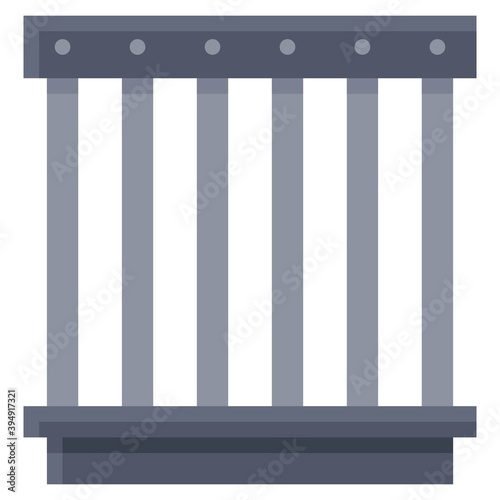 Cage icon  Protest related vector