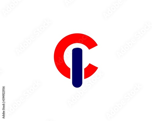 IC CI LETTER LOGO DESIGN VECTOR TEMPLATE. IC CI LOGO DESIGN.