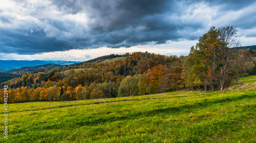 Beautiful landscape of the Czech Republic area of the Sumava National Park. © vaclav