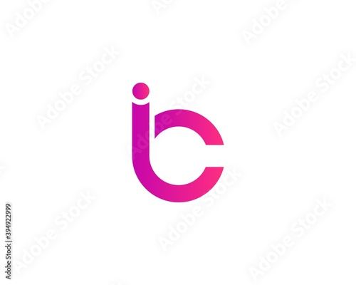 IC CI LETTER LOGO DESIGN VECTOR TEMPLATE. IC CI LOGO DESIGN.