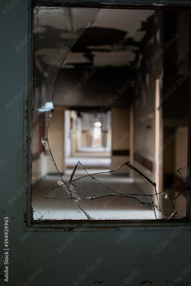 Abandoned hospital at Penteli, Greece