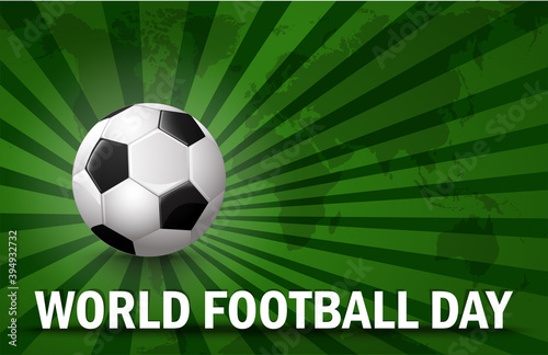 World Football Day with Soccer ball