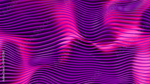 Abstract background of wave bands or lines. Trend colors