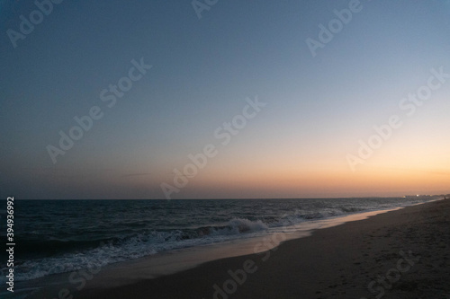 Sunset at beach © JoseLuis