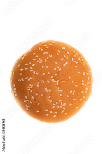 burger bun isolated