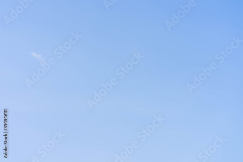 Tiny cloud blue sky for background.