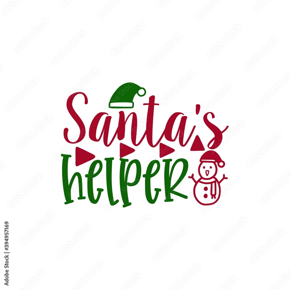 Naklejka premium Santas Helper