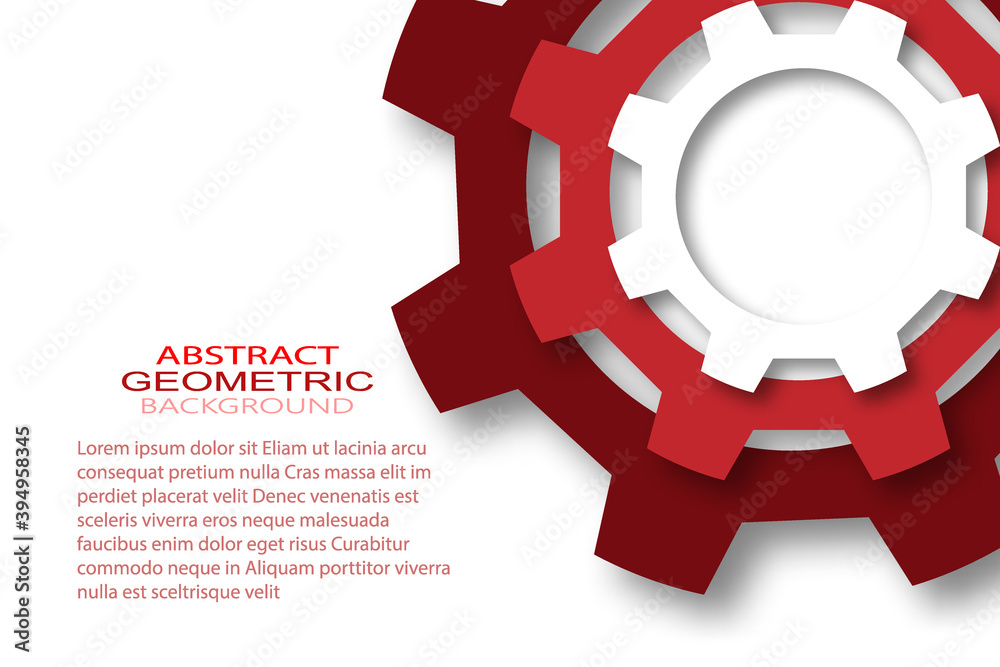 Abstract gears red technical background with place for your text Abstract gears red technical background with place for your text