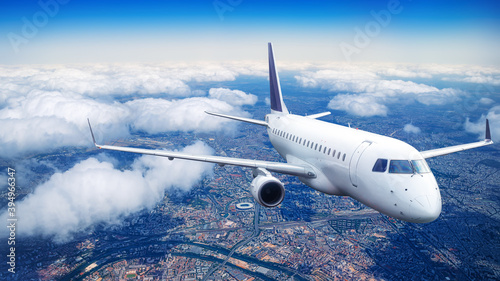 modern airliner while take off