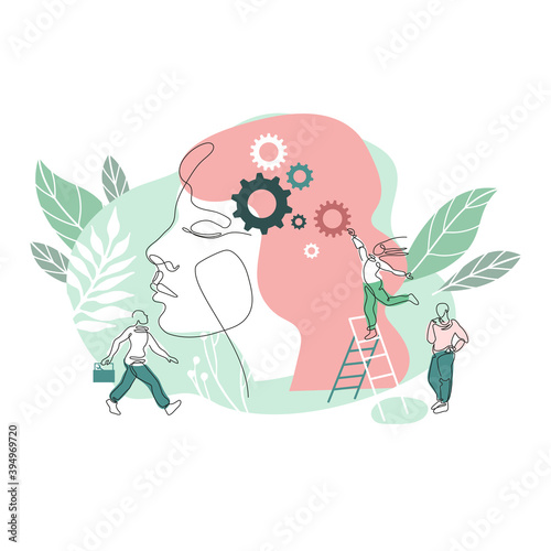 Psychiatry. Psychotherapeutic practice. Help of a psychologist.
