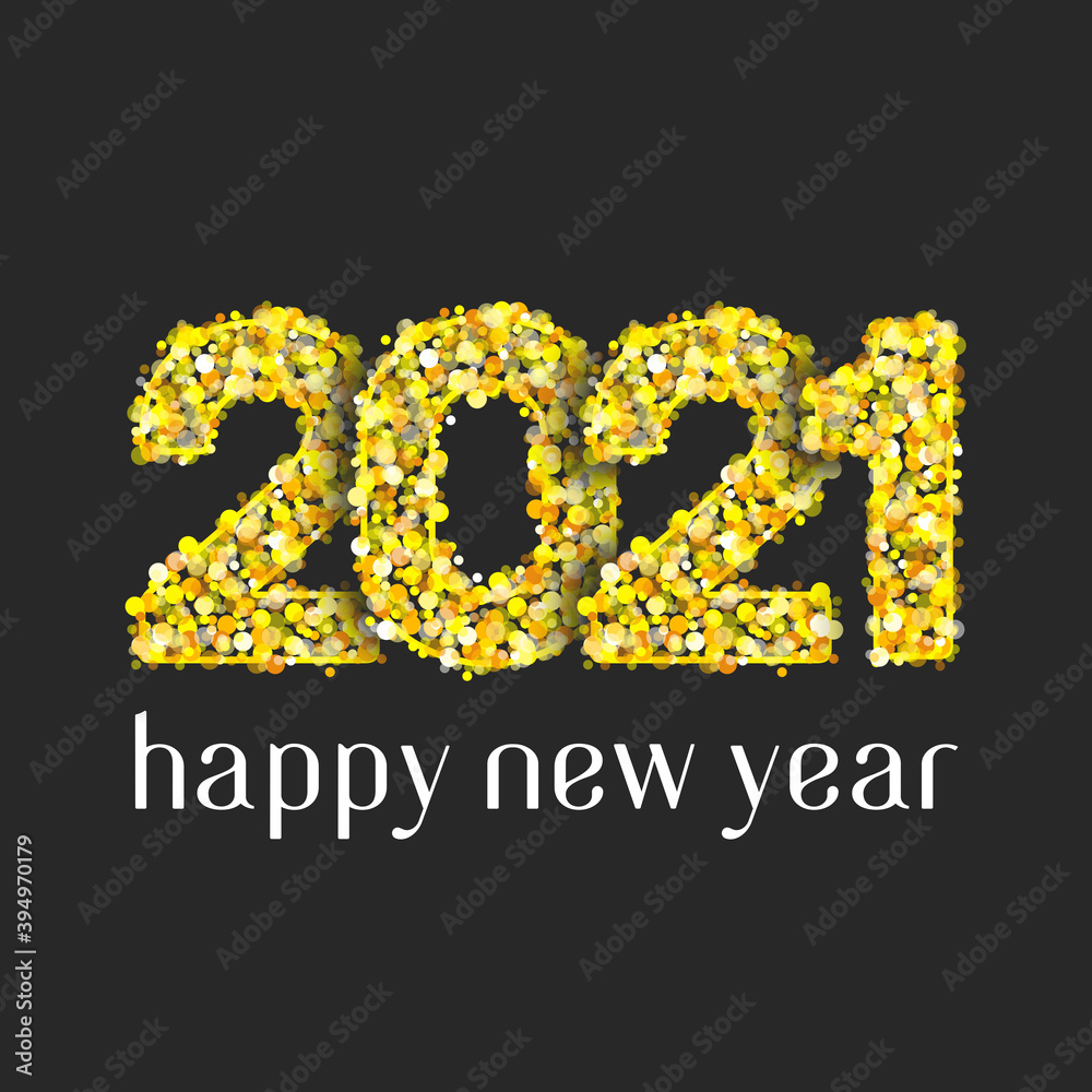 2021 HAPPY NEW YEAR banner. Golden luxury text 2021 Happy new year. Elegant Gold text with light. Design template Celebration typography poster, greeting card for Merry Christmas and happy new year. 2021 HAPPY NEW YEAR banner. Golden luxury text 2021 Happy new year. Elegant Gold text with light. Design template Celebration typography poster, greeting card for Merry Christmas and happy new year.