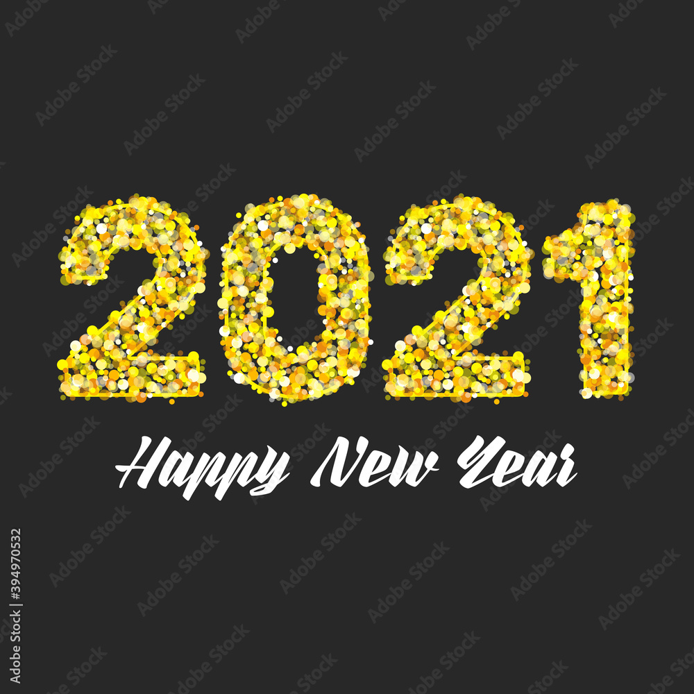 2021 HAPPY NEW YEAR banner. Golden luxury text 2021 Happy new year. Elegant Gold text with light. Design template Celebration typography poster, greeting card for Merry Christmas and happy new year. 2021 HAPPY NEW YEAR banner. Golden luxury text 2021 Happy new year. Elegant Gold text with light. Design template Celebration typography poster, greeting card for Merry Christmas and happy new year.