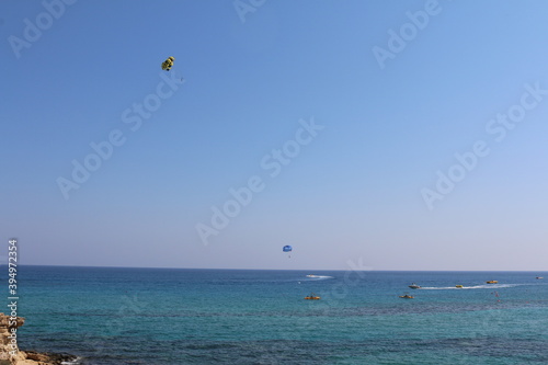 balloons over the sea Cyprus