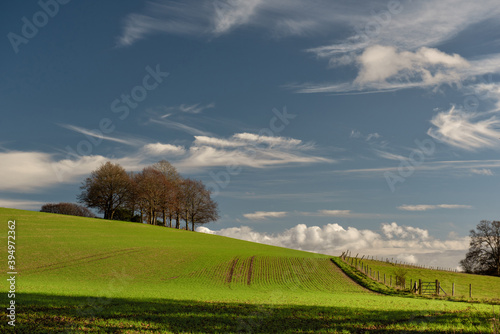 Rural landscape of Chiltern Hills in Latimer, England 