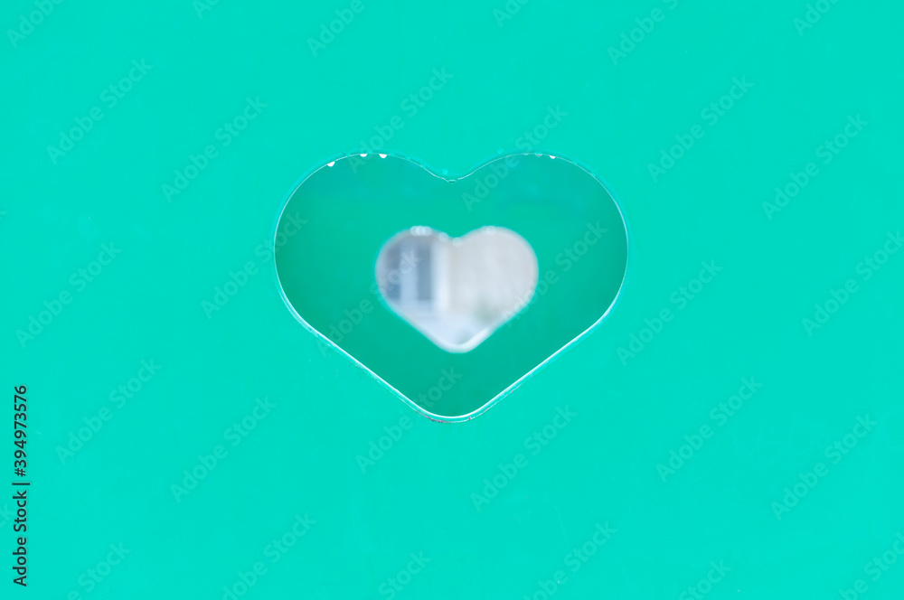 aquamarine background with heart in the middle aquamarine background with heart in the middle