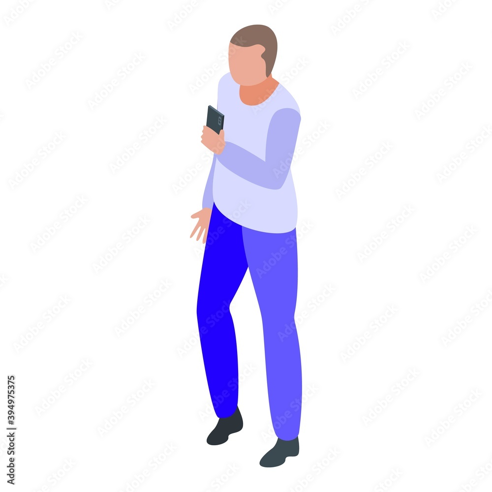 Phone mobile payment icon. Isometric of phone mobile payment vector icon for web design isolated on white background Phone mobile payment icon. Isometric of phone mobile payment vector icon for web design isolated on white background