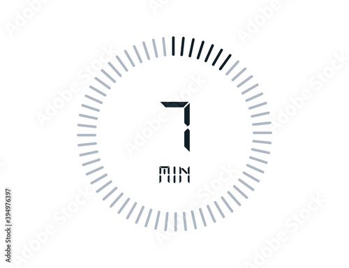 7 minutes timers Clocks, Timer 7 min icon