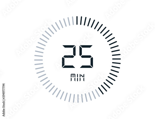 25 minutes timers Clocks, Timer 25 min icon